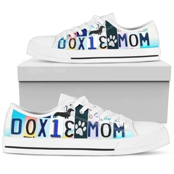 Dachshund Doxie Mom Dog Women'S Sneakers Style Nh08-Gearsnkrs