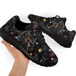 Dachshund Sneakers Sporty Shoes Funny For Doxie Dog Lover-Gearsnkrs