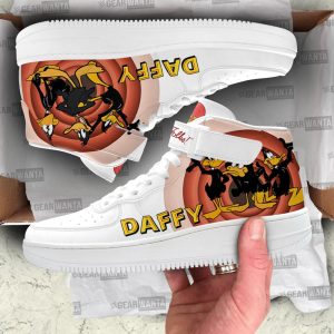 Daffy Duck Air Mid Shoes Custom Looney Tunes Sneakers-Gearsnkrs