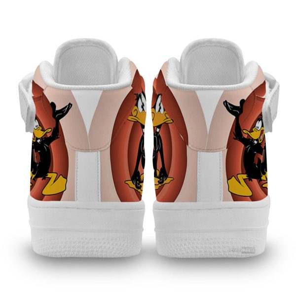 Daffy Duck Air Mid Shoes Custom Looney Tunes Sneakers-Gearsnkrs