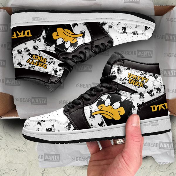 Daffy Duck J1 Shoes Custom For Cartoon Fans Sneakers Pt04 2 - Perfectivy