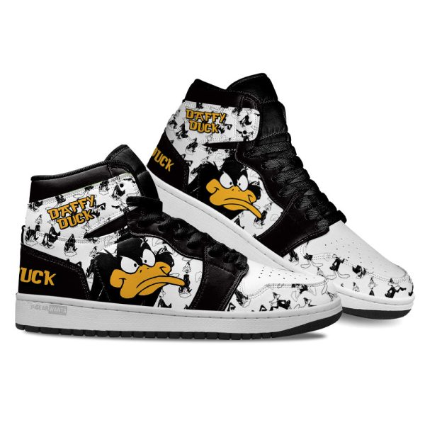 Daffy Duck J1 Shoes Custom For Cartoon Fans Sneakers Pt04 3 - Perfectivy