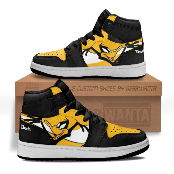 Daffy Duck Kid Sneakers Custom For Kids 1 - Perfectivy