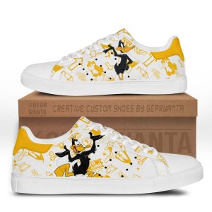 Daffy Duck Skate Shoes Custom Looney Tunes Cartoon Shoes-Gear Wanta