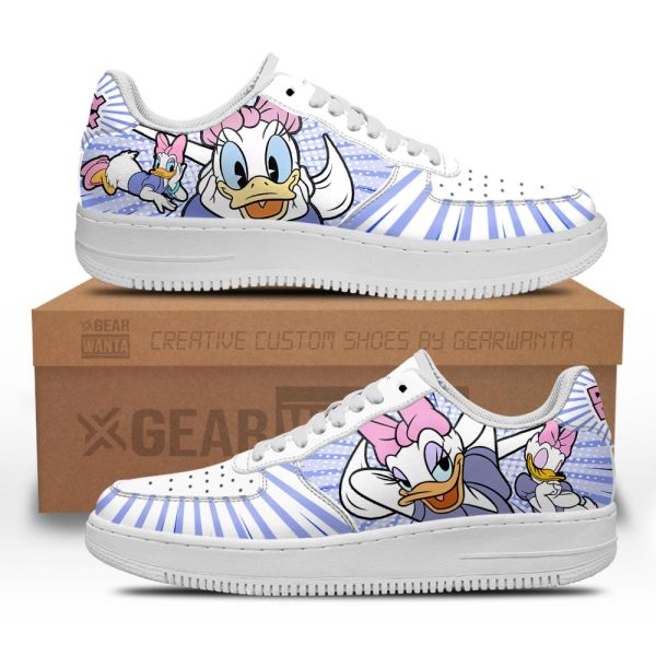 Daisy Duck Air Sneakers Custom Shoes 1 - Perfectivy