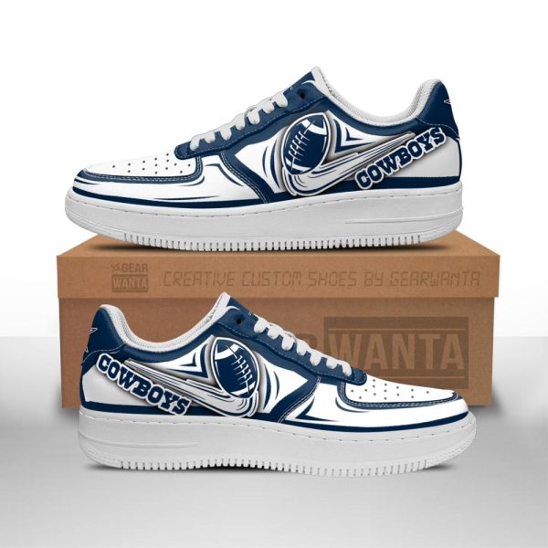 Dallas Cowboys Air Shoes Custom Naf Sneakers For Fans-Gearsnkrs