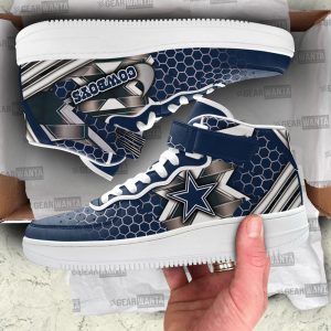 Dallas Cowboys Sneakers Custom Air Mid Shoes For Fans-Gear Wanta