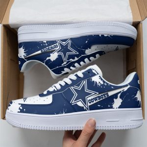 Dallas Cowboys Team Air Sneakers 63RB-NAF-Gear Wanta