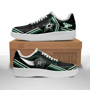 Dallas Stars Air Sneakers Custom Force Shoes For Fans-Gear Wanta
