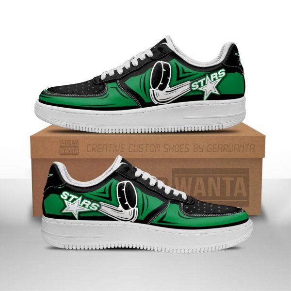 Dallas Stars Air Shoes Custom Naf Sneakers For Fans-Gearsnkrs