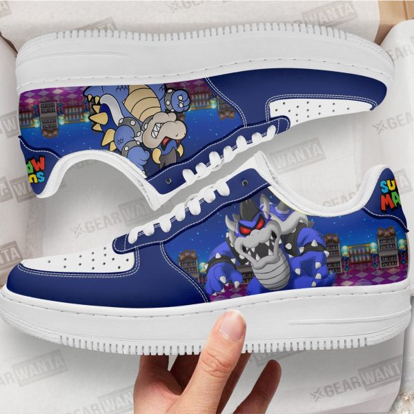 Dark Bowser Air Sneakers Custom Super Mario Shoes 1 - PerfectIvy
