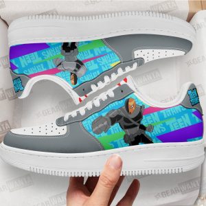 Deathstroke Air Sneakers Custom Teen Titan Go Cartoon Shoes 1 - PerfectIvy
