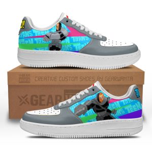 Deathstroke Air Sneakers Custom Teen Titan Go Cartoon Shoes 2 - PerfectIvy