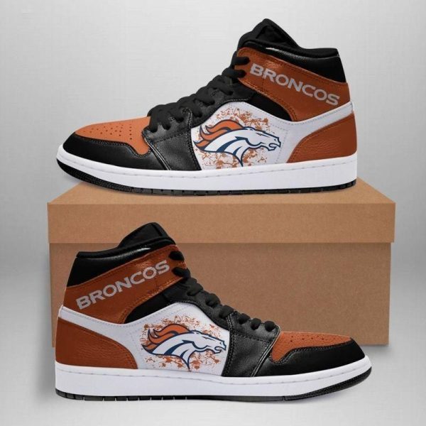 Denver Broncos Custom Shoes Sneakers Jd Sneakers High-Gearsnkrs