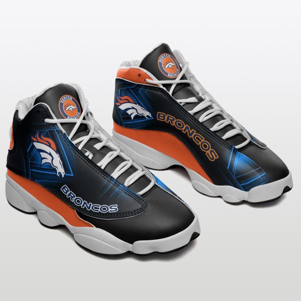 Denver Broncos J13 Shoes Custom Sneakers Sporty Fans-Gearsnkrs