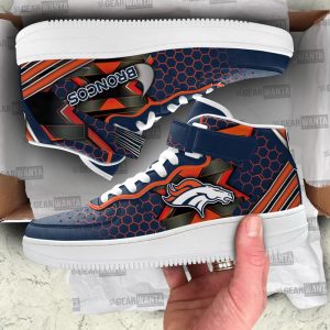 Denver Broncos Sneakers Custom Air Mid Shoes For Fans-Gearsnkrs