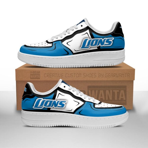 Detroit Lions Air Sneakers Custom Naf Shoes For Fan-Gearsnkrs