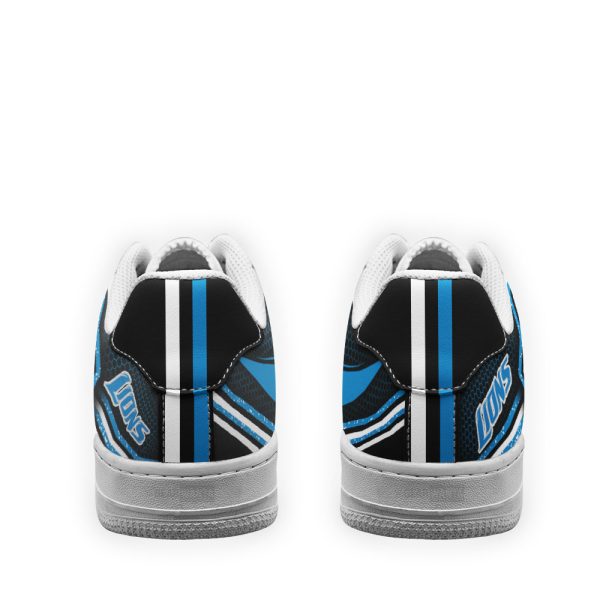 Detroit Lions Air Sneakers Custom Force Shoes For Fans-Gearsnkrs