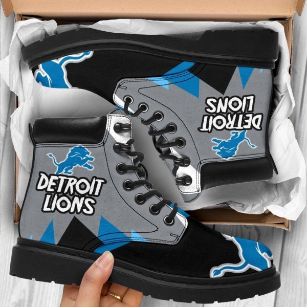 Detroit Lions Boots Shoes Funny Gift Idea-Gearsnkrs