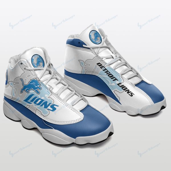 Detroit Lions J13 Shoes Custom Sneakers For Fans-Gearsnkrs