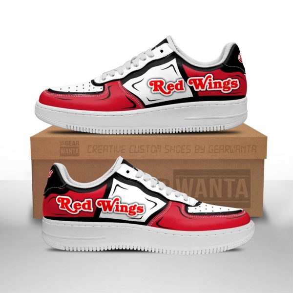 Detroit Red Wings Air Sneakers Custom Naf Shoes For Fan-Gearsnkrs