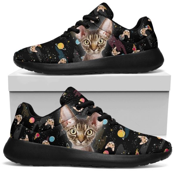 Devon Rex Cat Sneakers Sporty Shoes For Cat Lover-Gearsnkrs