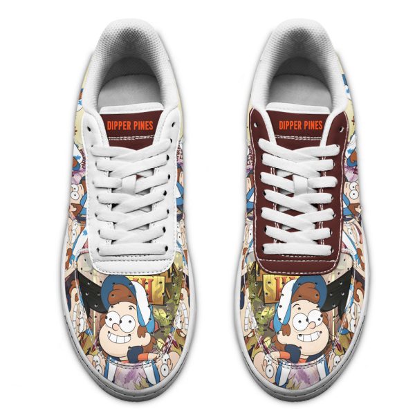 Dipper Pines Gravity Falls Air Sneakers Custom Cartoon Shoes 3 - Perfectivy