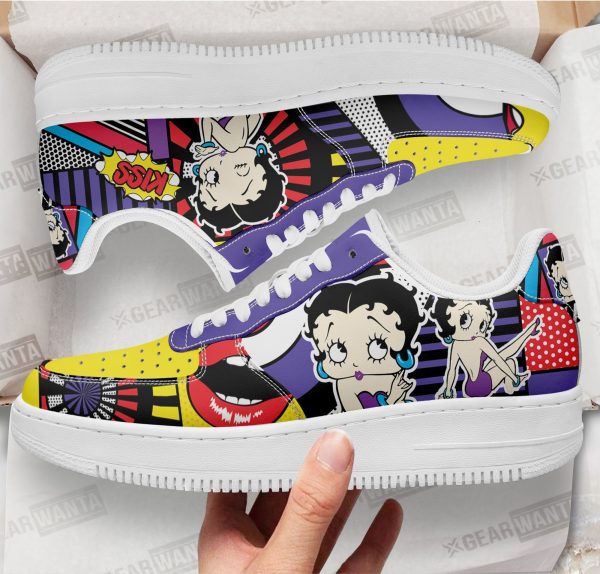 Betty Boop Air Sneakers Custom Shoes 2 - Perfectivy