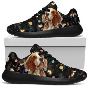 Dog Beagle Sneakers Sporty Shoes Funny-Gearsnkrs