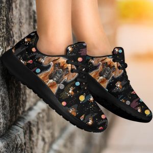 Dog Boxer Sneakers Sporty Shoes Funny-Gearsnkrs