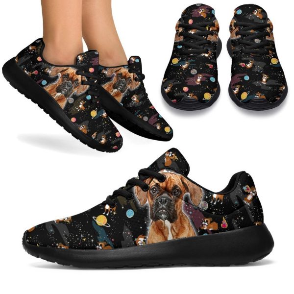 Dog Boxer Sneakers Sporty Shoes Funny-Gearsnkrs