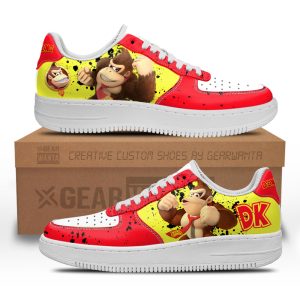 Donkey Kong Air Sneakers Custom For Gamer Shoes 2 - PerfectIvy