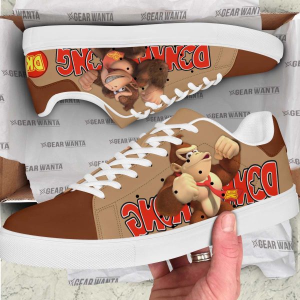 Donkey Kong Skate Shoes Custom Donkey Kong Game Shoes-Gearsnkrs