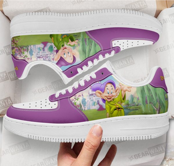 Dopey Snow White And 7 Dwarfs Custom Air Sneakers Qd12 2 - Perfectivy