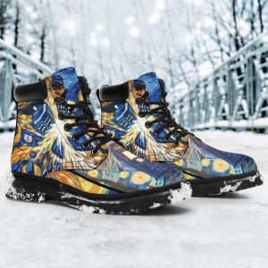 Dr Who Boots Mixed Stary Night Amazing Gift Idea-Gearsnkrs