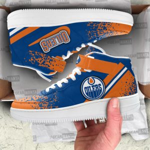 E Oilers Air Mid Shoes Custom Hockey Sneakers Fans-Gearsnkrs