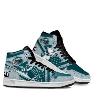 Eagles Football Team J1 Shoes Custom For Fans Sneakers Tt13 3 - Perfectivy