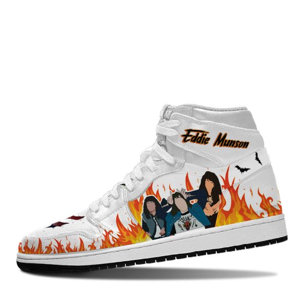 Eddie Munson Rock Show J1 Shoes Custom Stranger Things Sneakers-Gearsnkrs