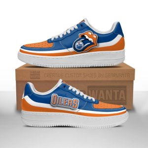 Edmonton Oilers Air Sneakers Custom Force Shoes Sexy Lips For Fans-Gear Wanta