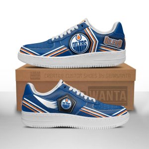 Edmonton Oilers Air Sneakers Custom Force Shoes For Fans-Gear Wanta