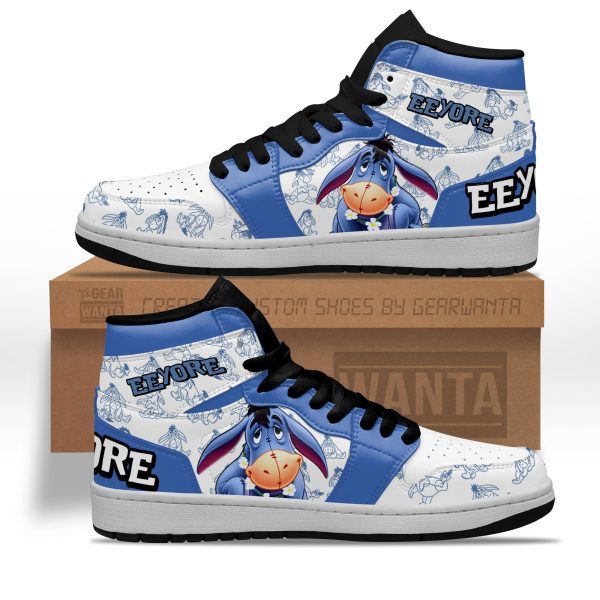 Eeyore J1 Shoes Custom For Cartoon Fans Sneakers Pt04 1 - Perfectivy