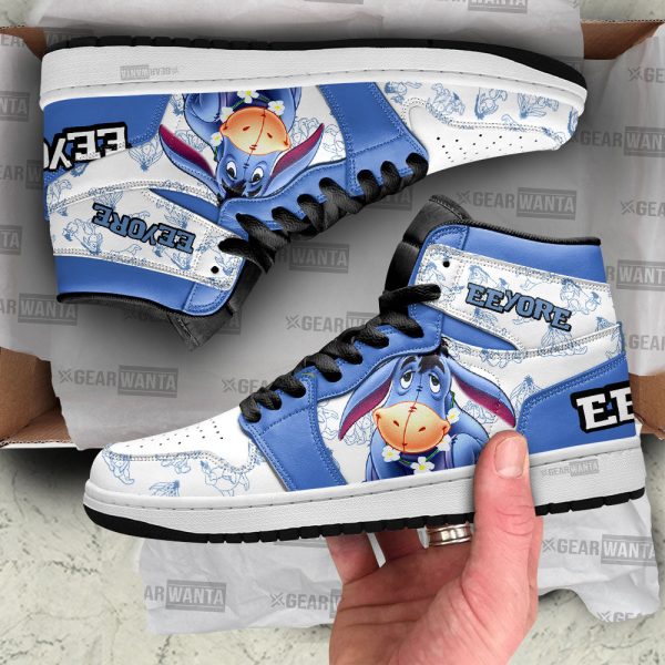 Eeyore J1 Shoes Custom For Cartoon Fans Sneakers Pt04 2 - Perfectivy