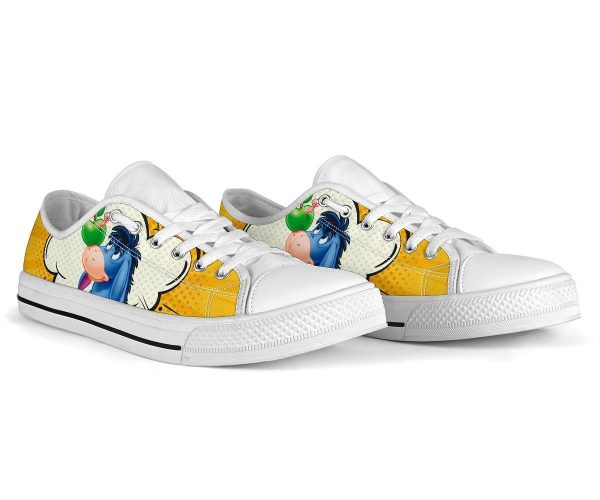 Eeyore Sneakers Low Top Shoes Custom Idea Pt20-Gearsnkrs