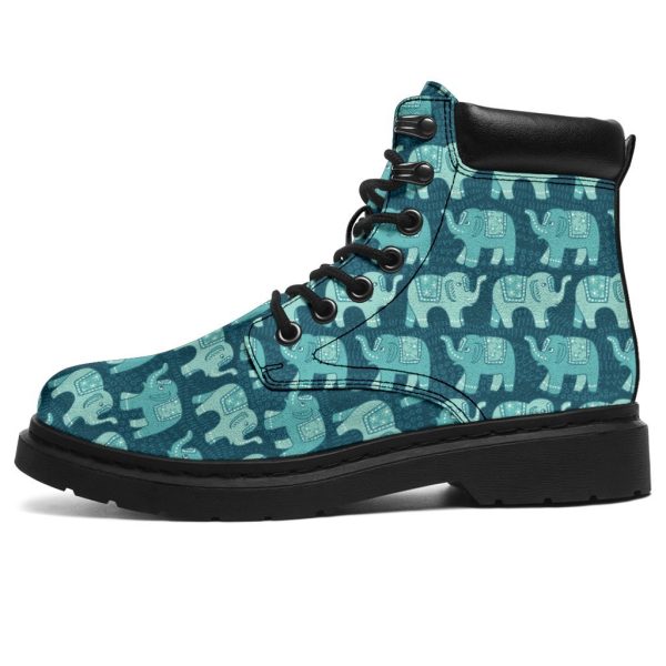 Elephant Boots Animal Custom Shoes Elephant Lover Gift Pt03-Gearsnkrs