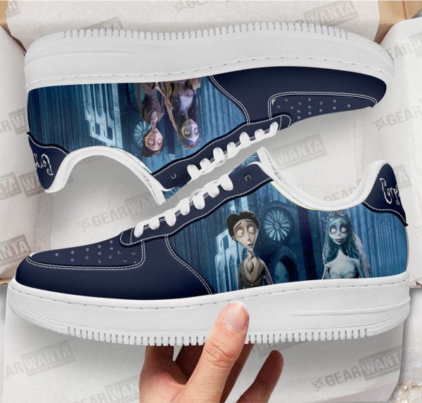 Emily And Victor Van Dort The Corpse Bride Custom Air Sneakers Qd24 2 - Perfectivy