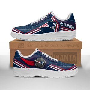 England Patriots Air Sneakers Custom Force Shoes For Fans-Gear Wanta