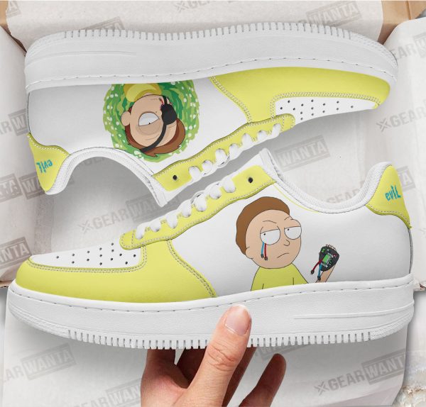 Evil Morty Rick And Morty Custom Air Sneakers Qd13 2 - Perfectivy