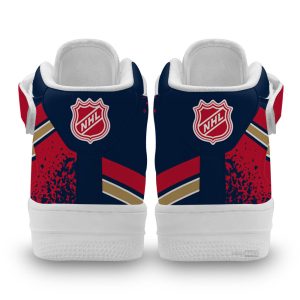 F Panthers Air Mid Shoes Custom Hockey Sneakers Fans-Gearsnkrs
