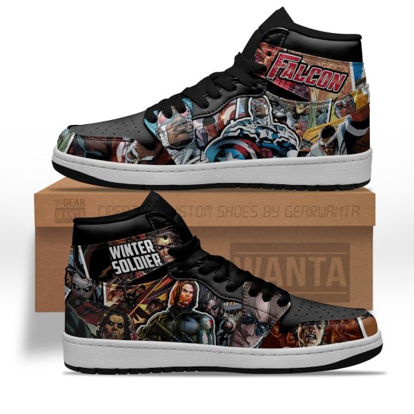 Falcon And Winter Soldier Jd Sneakers Custom Shoes-Gearsnkrs