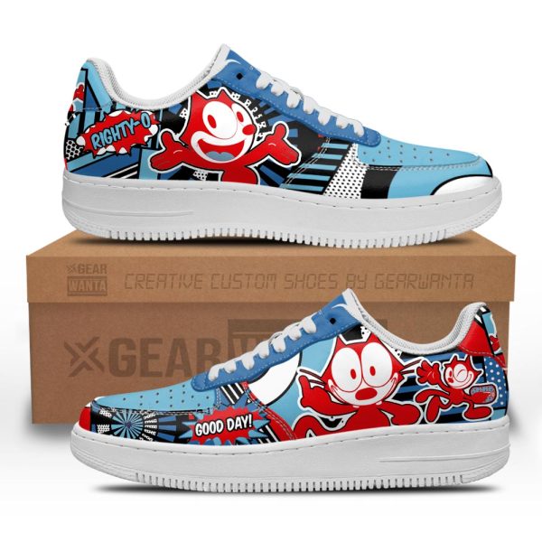 Felix The Cat Air Sneakers Custom Comic Shoes 2 - Perfectivy